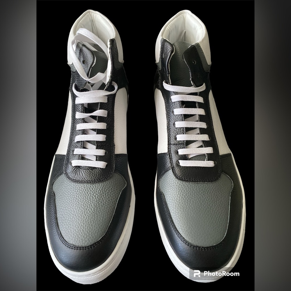 French Connection Jump Colorblock Leather High Top Sneaker (Men) - Picture 10 of 13